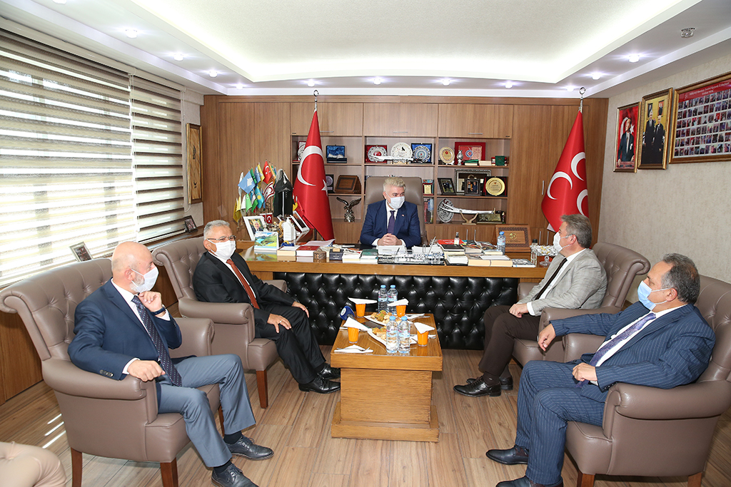 Başkanlardan MHP, CHP Ve İYİ Partiye Ziyaret