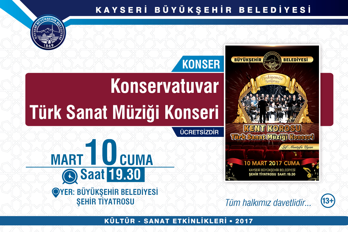 Konvervatuvar Türk Sanat Müziği Kent Korosu