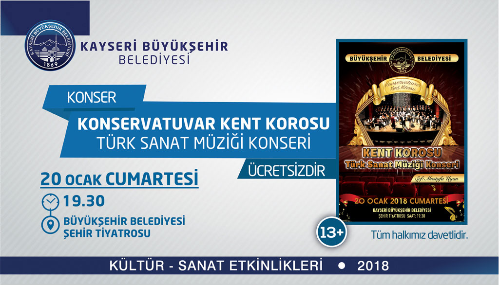 Konservatuvar Kent Korosu Türk Sanat Müziği Konseri