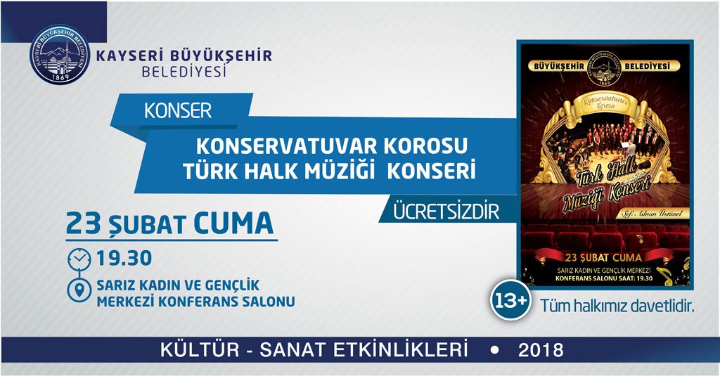 Konservatuvar Korosu Türk Halk Müziği Konseri