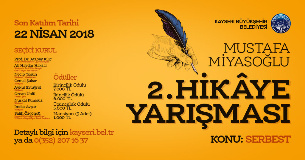 Mustafa MİYASOĞLU Anısına Hikaye Yarışması
