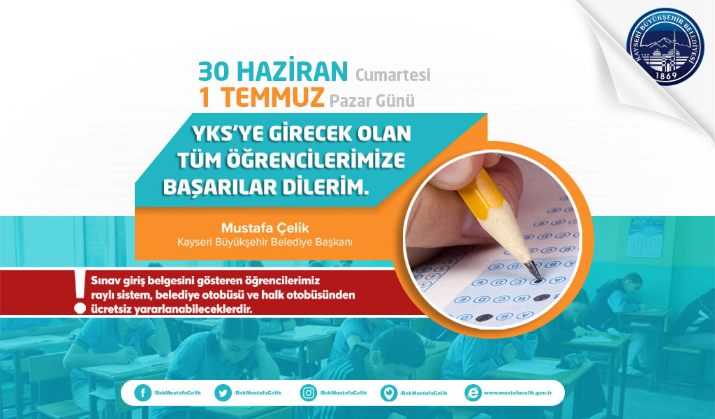 YKS Sınavı'nda Başarılar