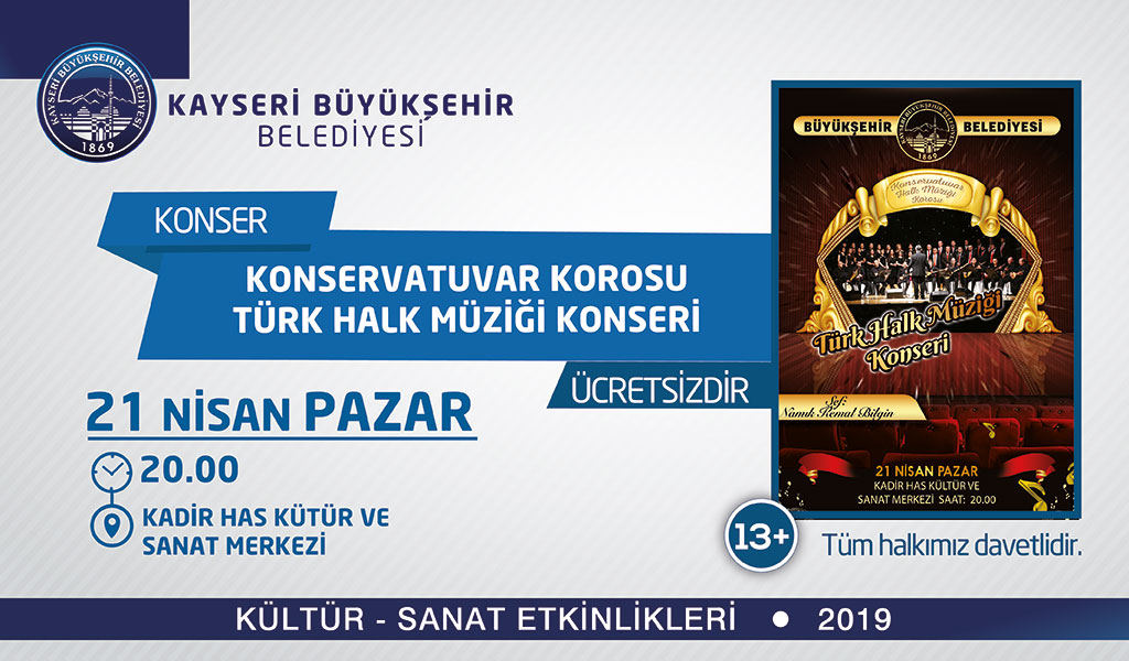 TÜRK HALK MÜZİĞİ KOMŞU KENT TÜRKÜLERİ KONSERİ