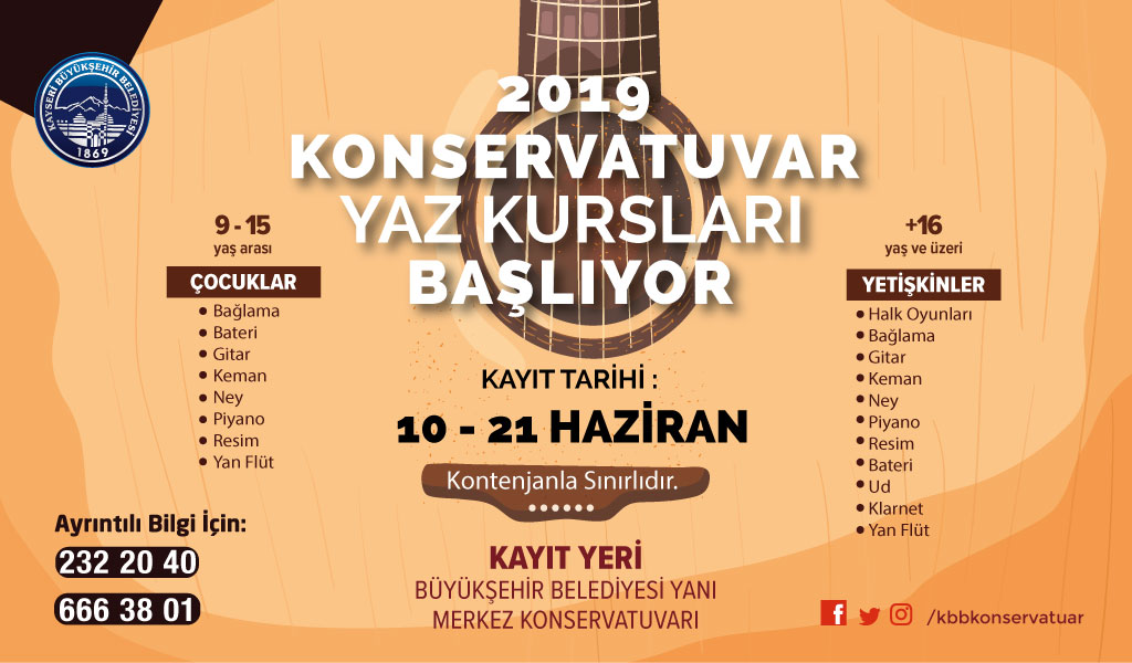 Konservatuvar Yaz Kursları Başladı