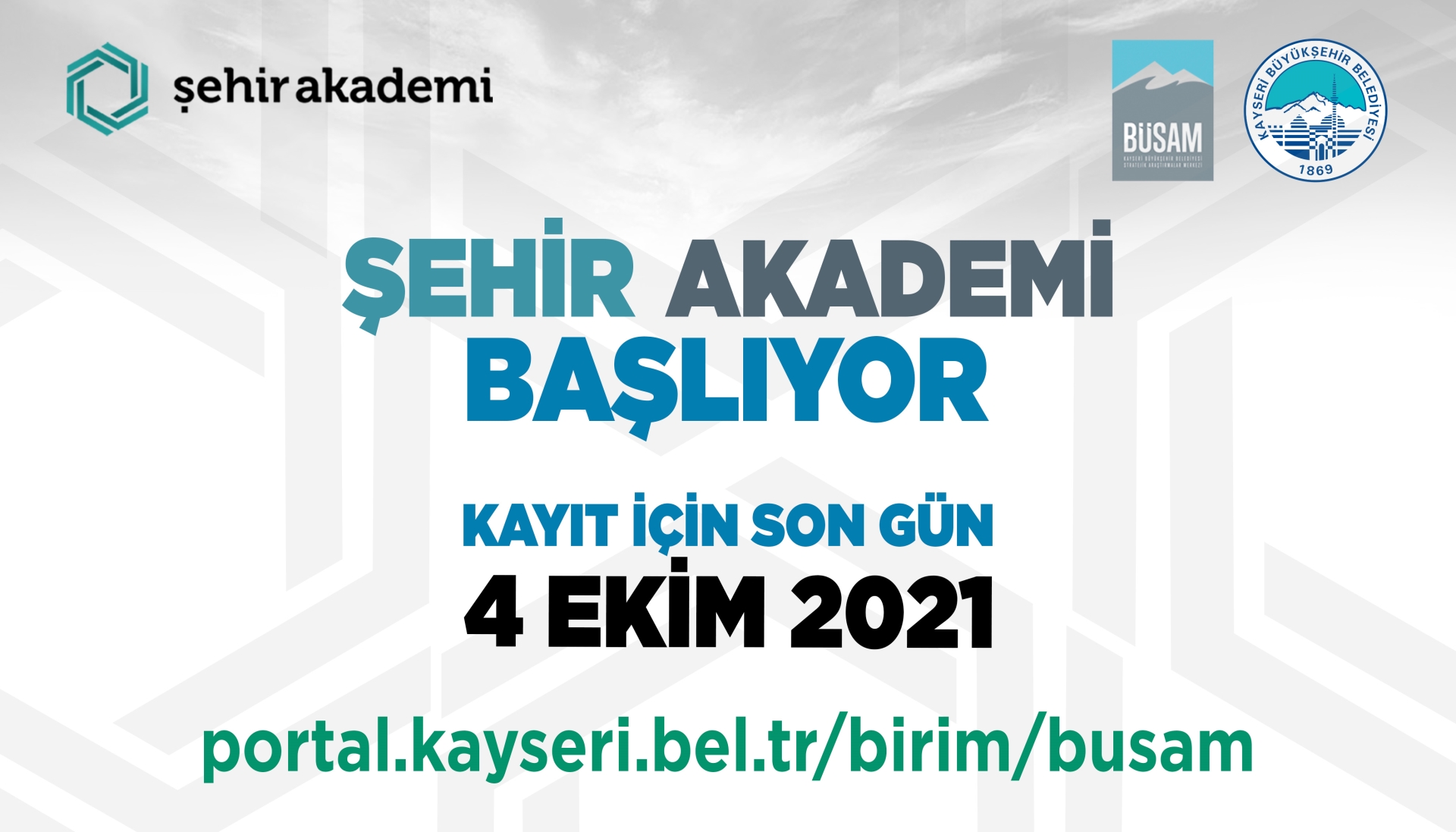 Şehir Akademi Başlıyor