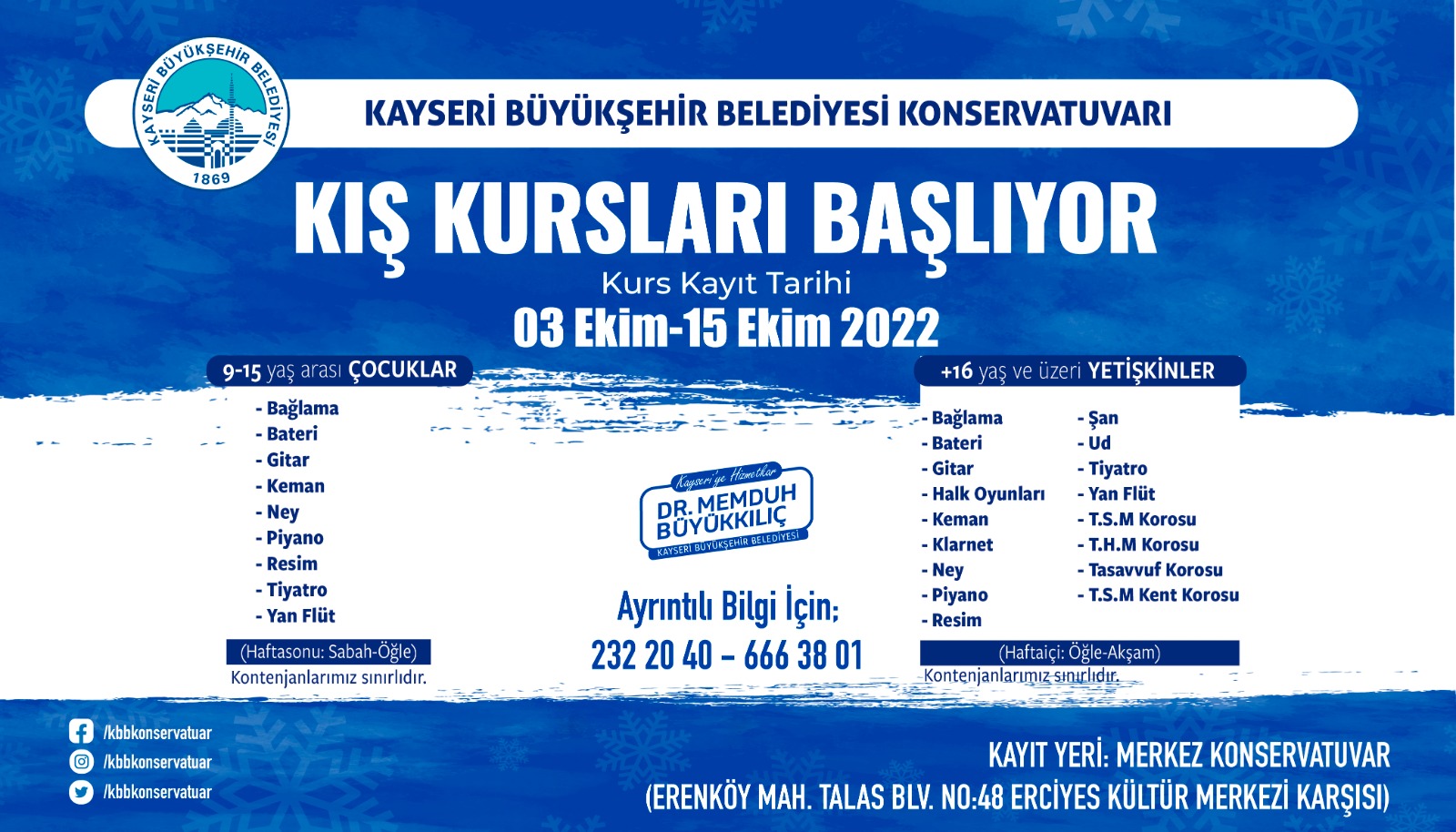 2022 Kış Kurları Başlıyor