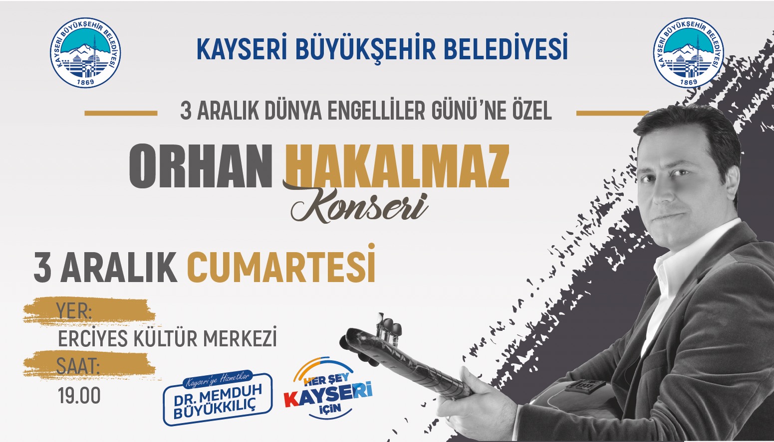 3 Aralık Dünya Engelliler Gününe Özel Konser