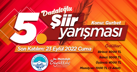 Dadaloğlu 5. Şiir Yarışması