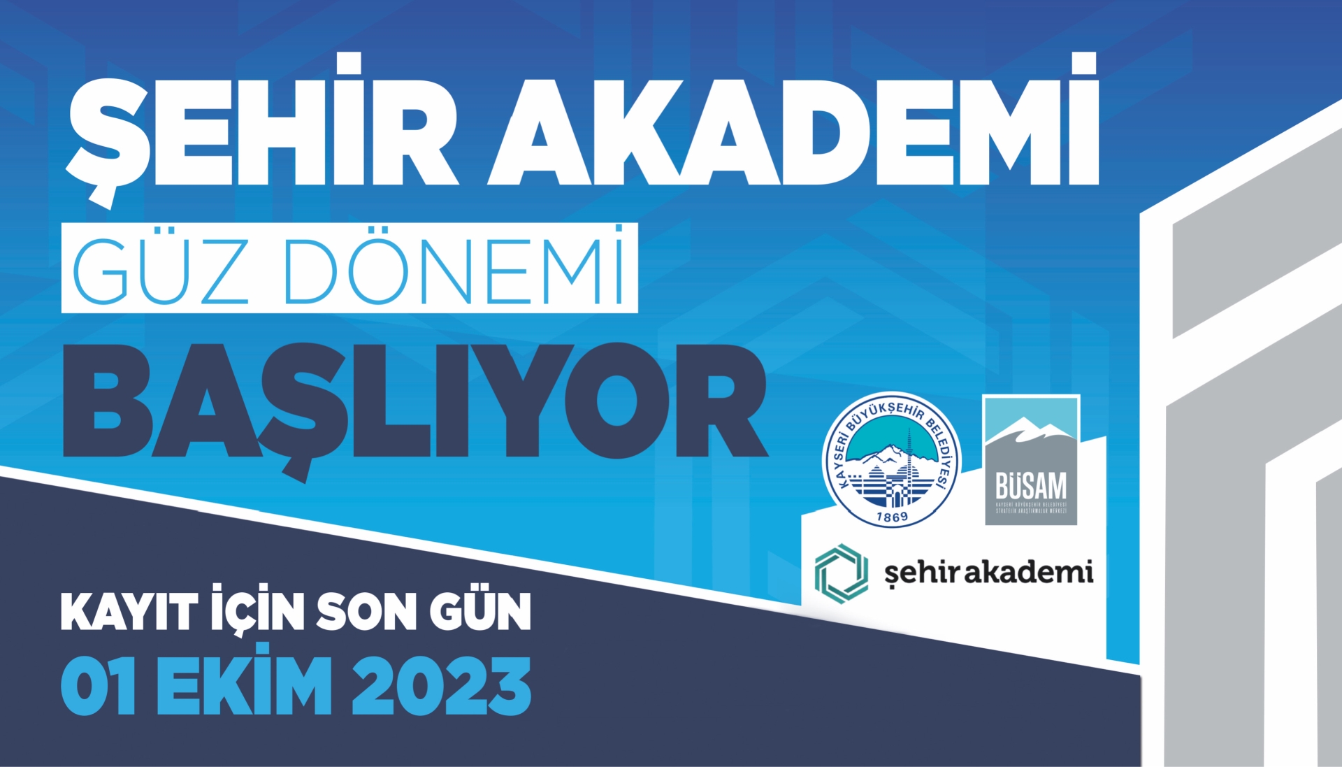 Şehir Akademi 2023 Güz Dönemi