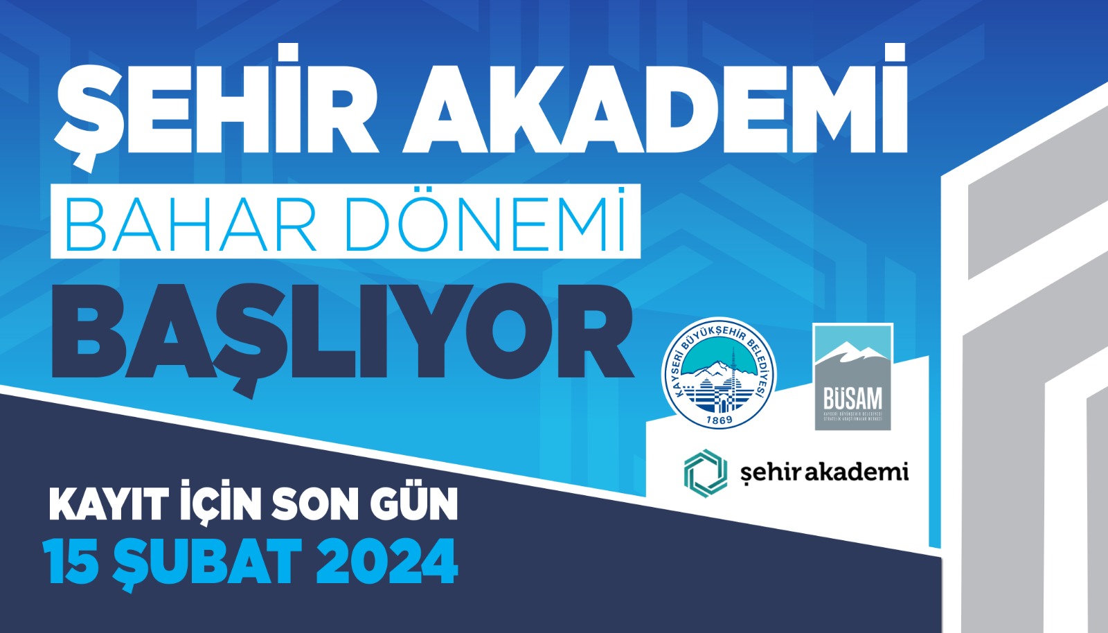 Şehir Akademi 2024 Bahar Dönemi