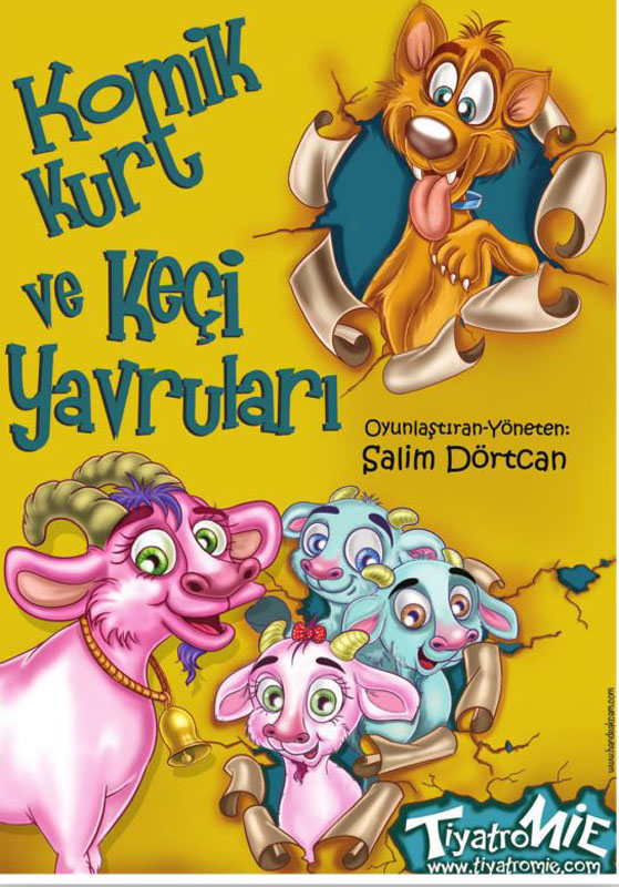 Komik Kurt Ve Keçi Yavruları