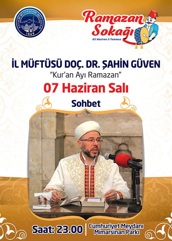 İl Müftüsü Doç. Dr. Şahin Güven - Ramazan Sokağı