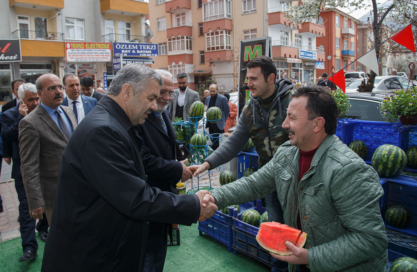 Başkan Çelik Talas'ta Esnaflarla Buluştu