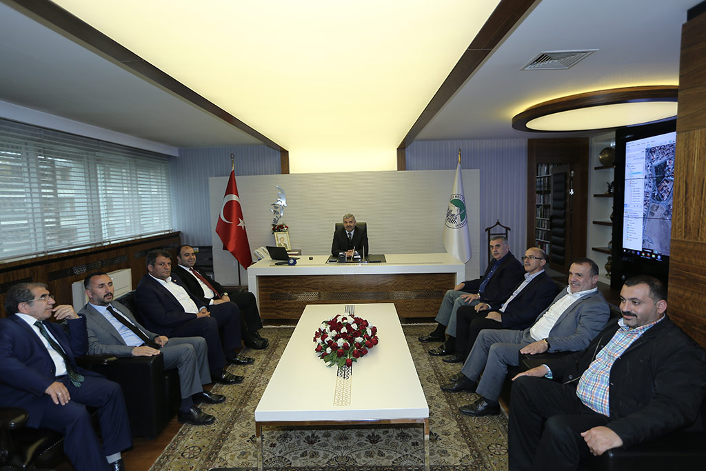 Başkan Çelik, Başkanları Ağırladı