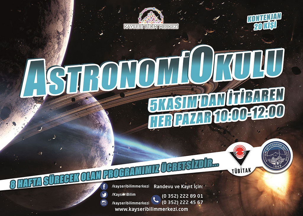Bilim Merkezi'nden Astronomi Okulu