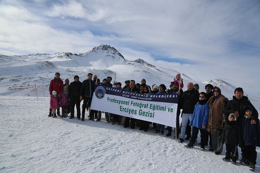 Büyükşehir İle Fotoğrafçılar Erciyes'te