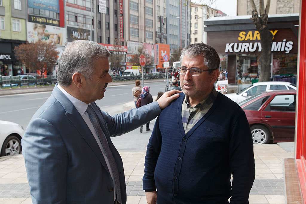 Başkan Çelik'ten Esnaf Ziyareti