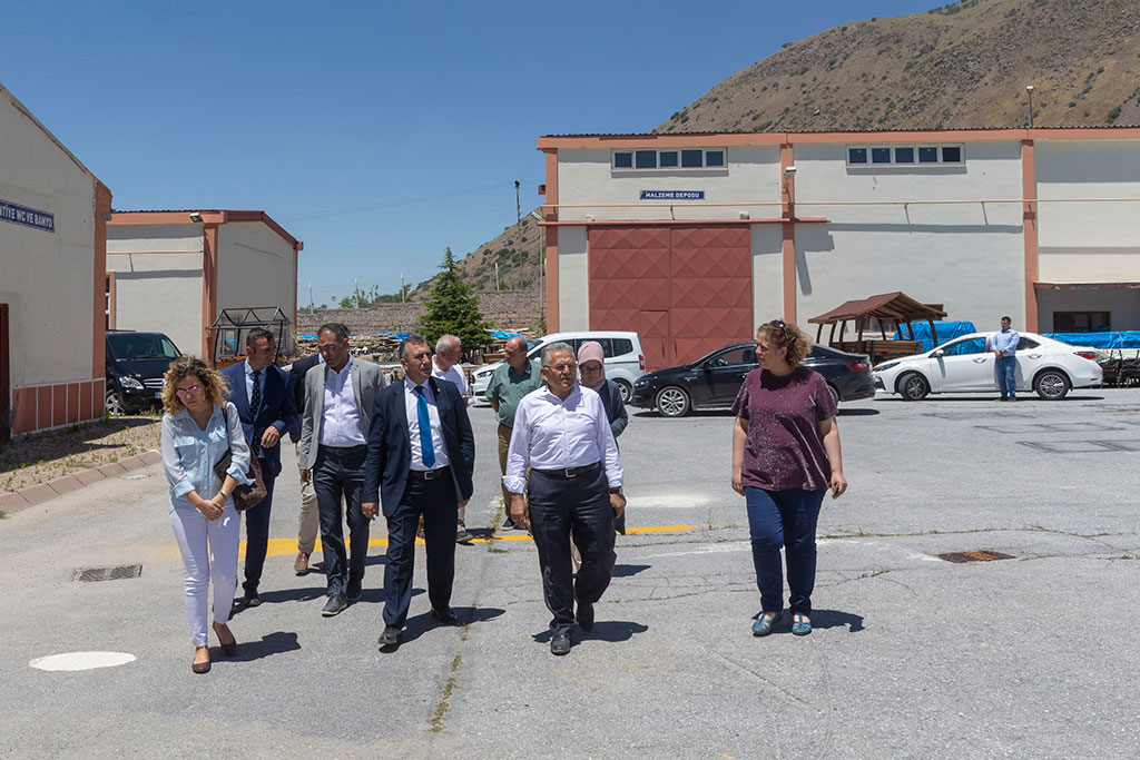 Başkan Büyükkılıç'tan Teknik Gezi