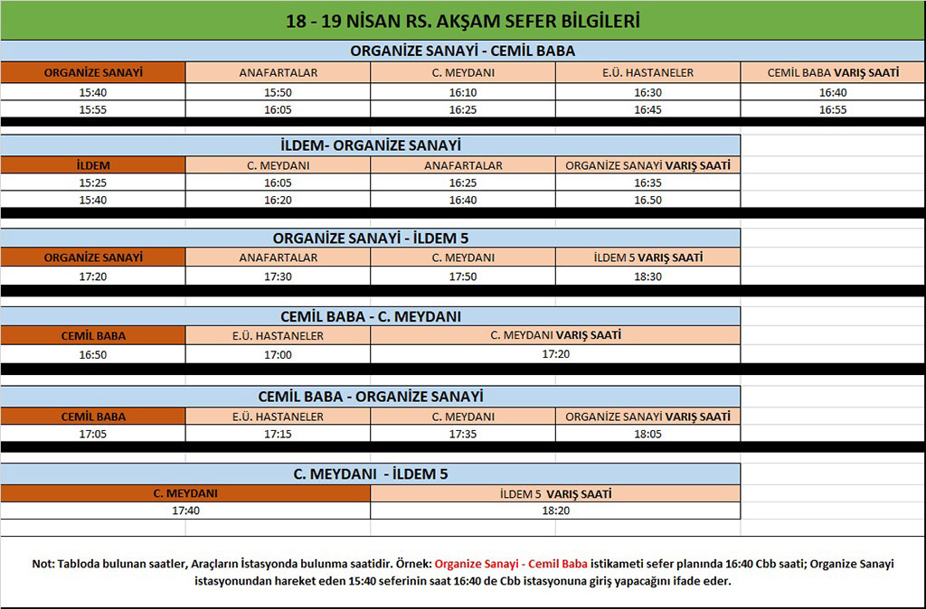 Sokağa Çıkma Yasağında Ulaşım