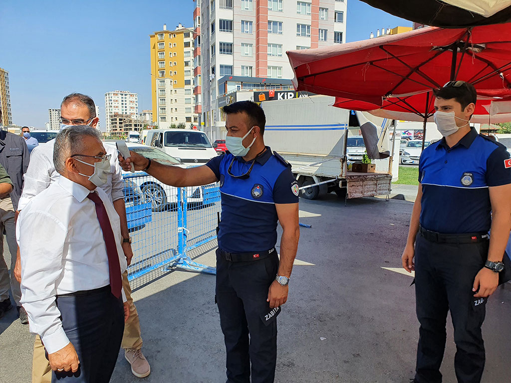 Başkan Büyükkılıç Salgın Denetimlerine Devam Ediyor