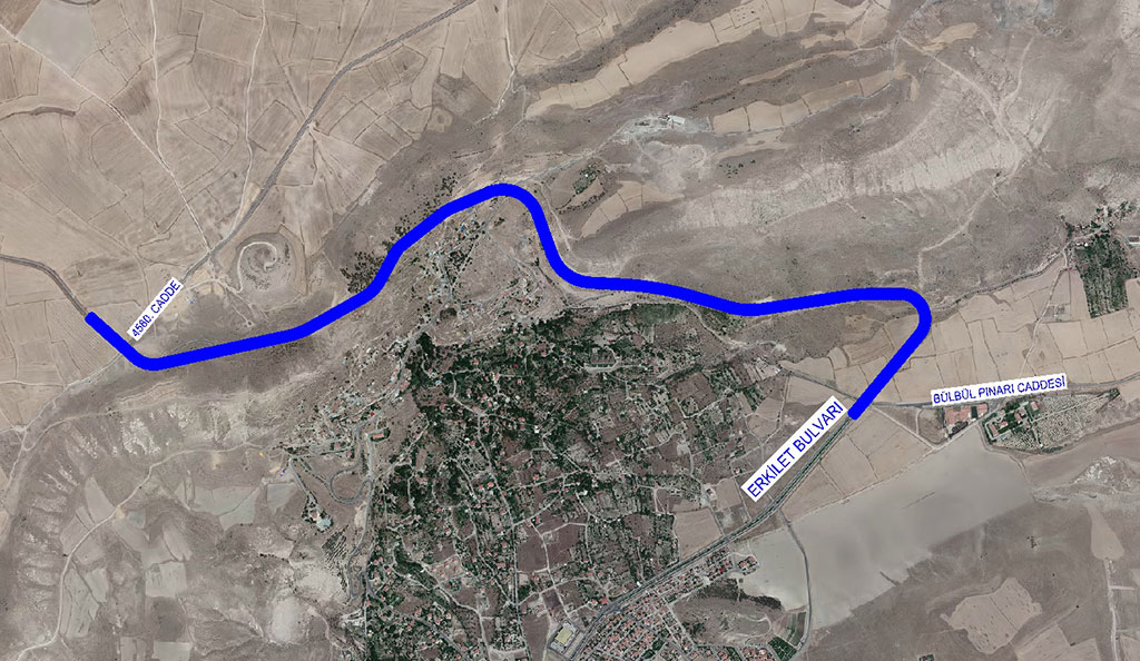 Büyükşehir'den Erkilet'te Önemli Yol Çalışması