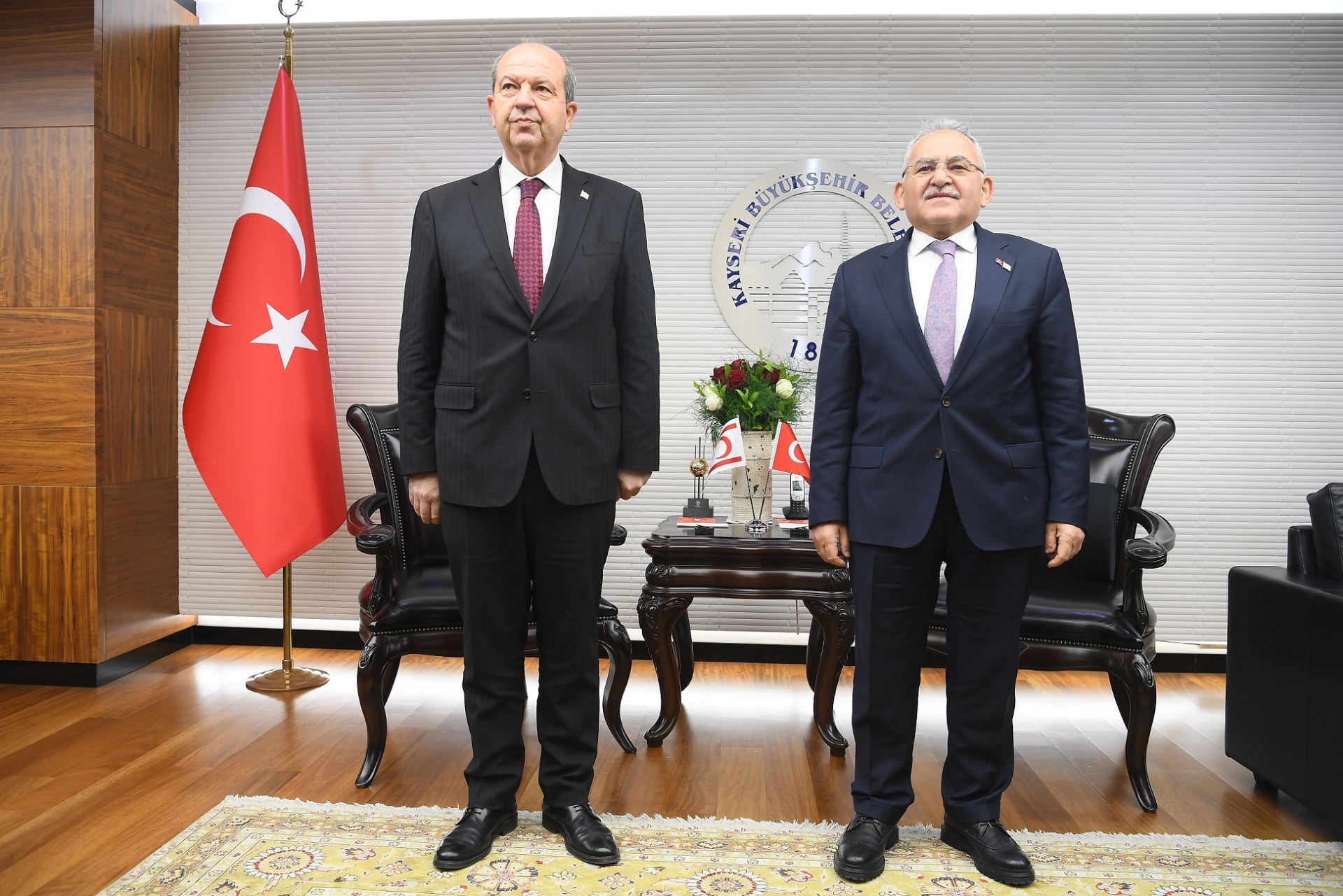 Başkan Büyükkılıç’ı Ziyaret Eden KKTC Cumhurbaşkanı Ersin Tatar’dan “Kayseri” Övgüsü