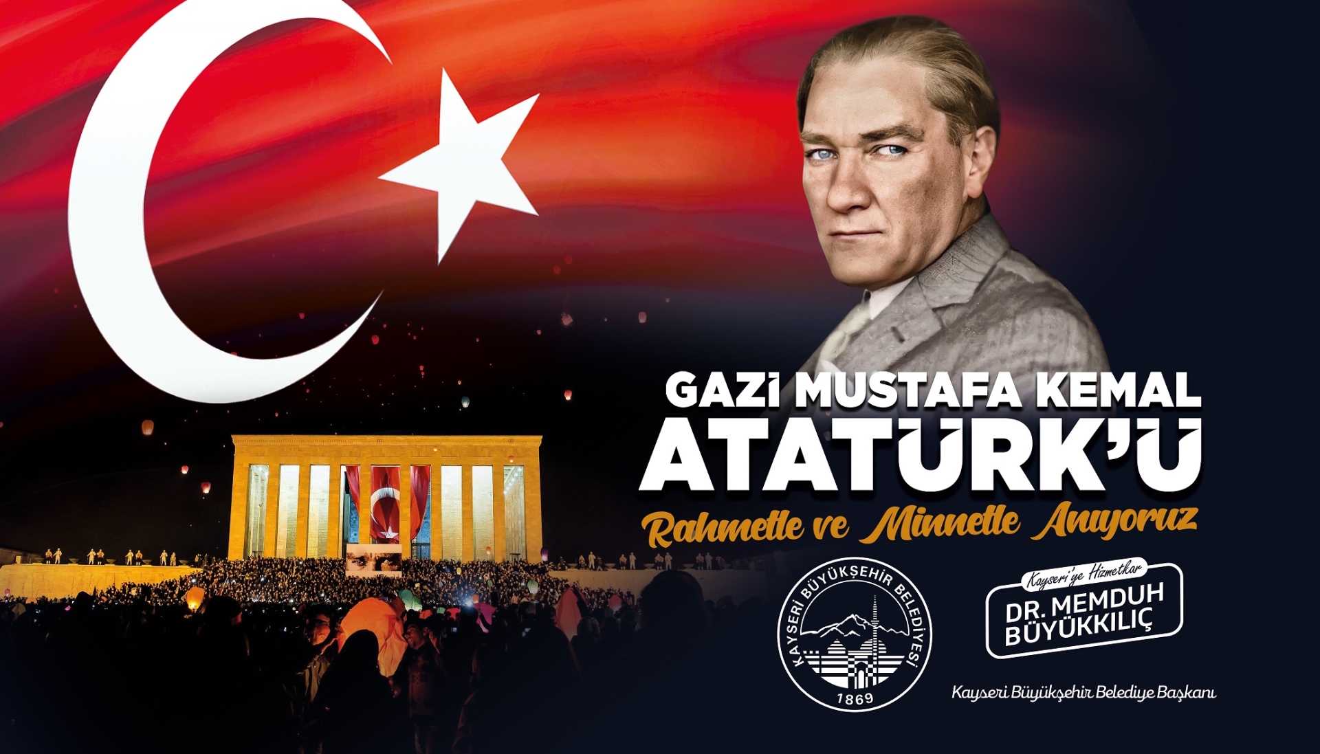 Başkan Büyükkılıç’tan “10 Kasım” Mesajı
