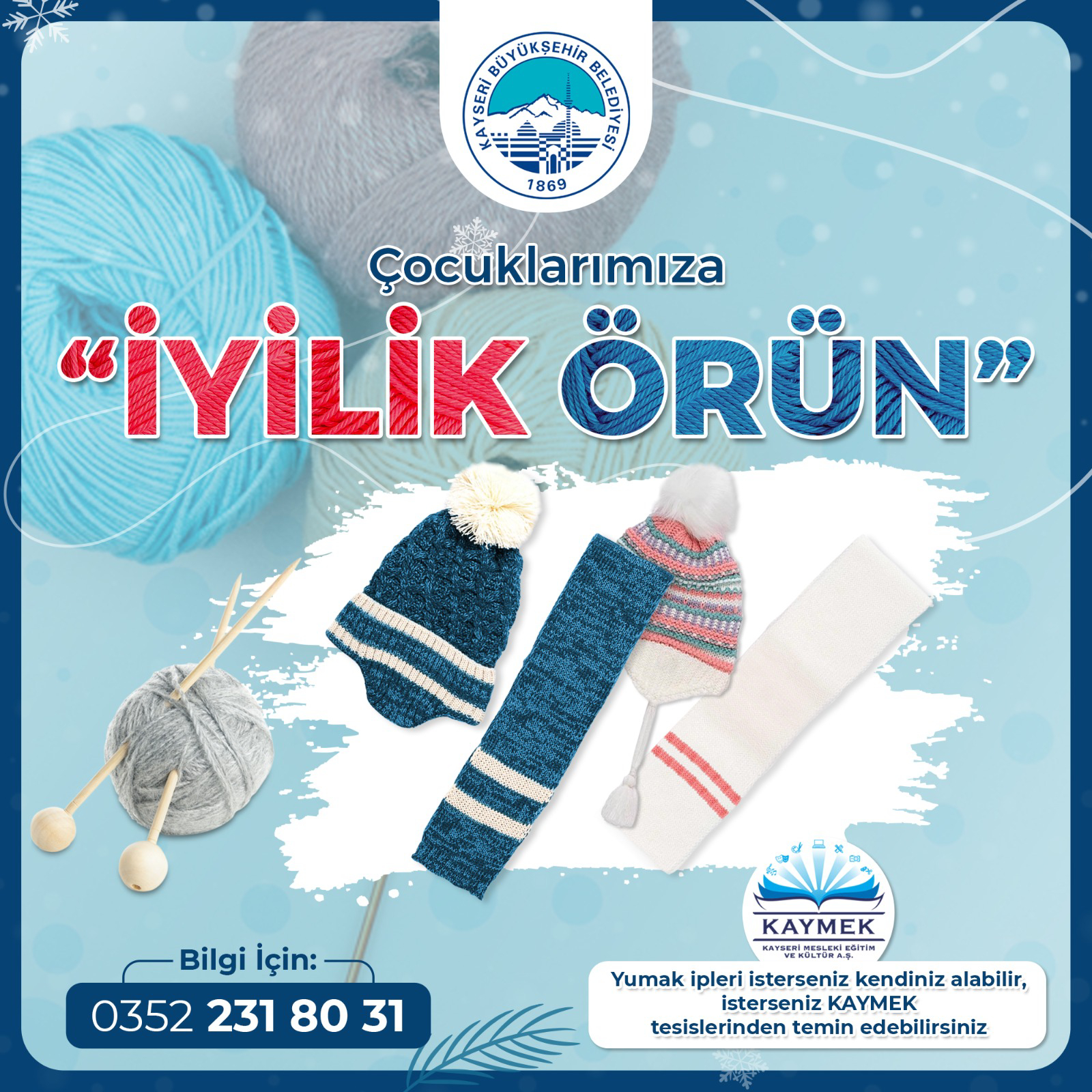 Büyükşehir ile Şehrin Dört Bir Yanında “İyilik” Örüyorlar
