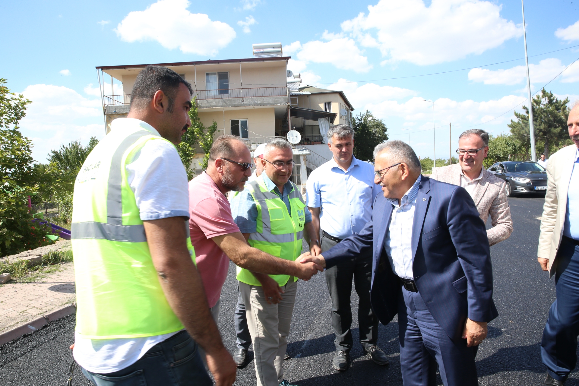 Başkan Büyükkılıç, Hacılar İle İncesu'yu Birbirine Bağlayacak Yolda İncelemelerde Bulundu