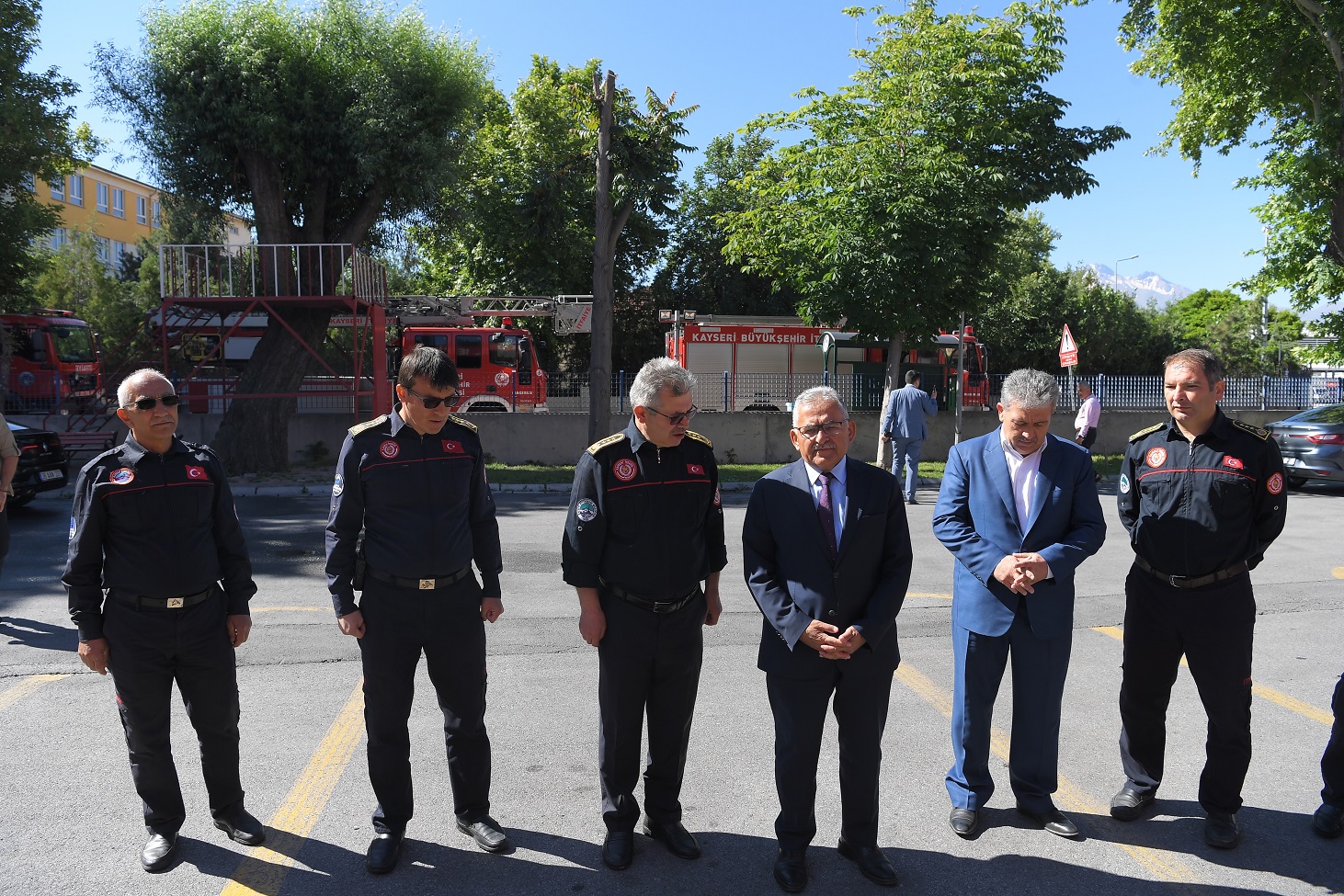 Başkan Büyükkılıç, Kahraman İtfaiye Erlerini Karşıladı