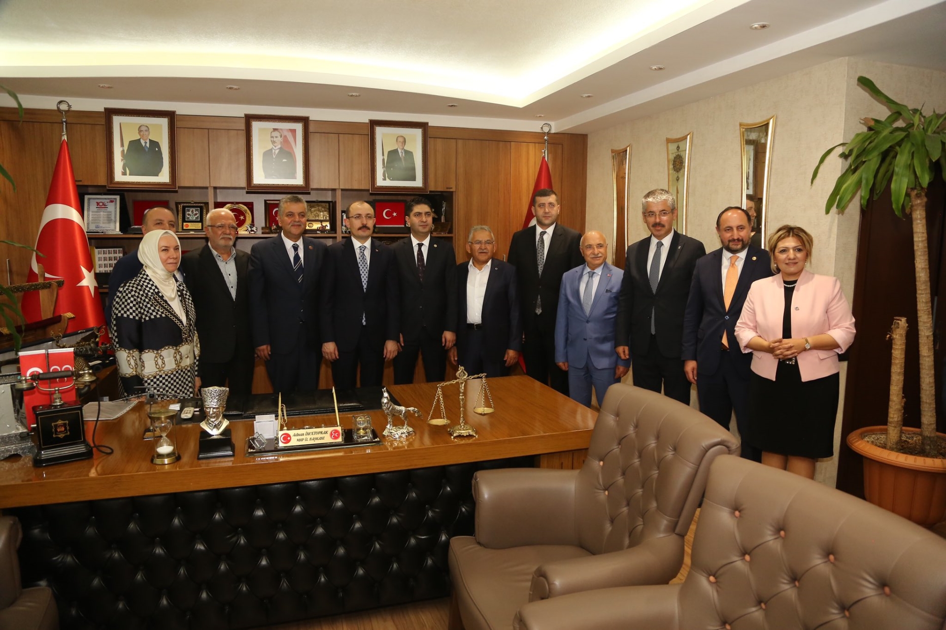 Başkan Büyükkılıç, Bakan Muş'a Sahabiye Projesi'ni Anlattı