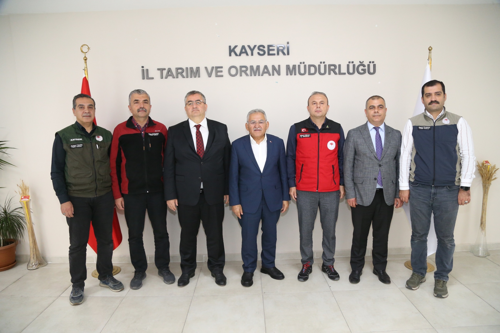Başkan Büyükkılıç’tan İl Tarım ve Orman Müdürü Saklav’a 