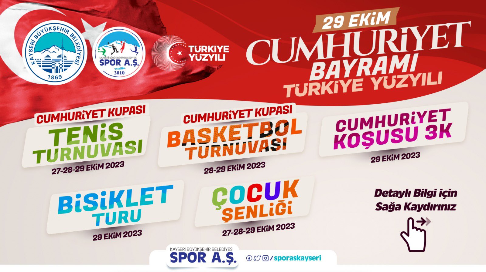 Büyükşehir’de “Cumhuriyet” Coşkuyla Kutlanıyor