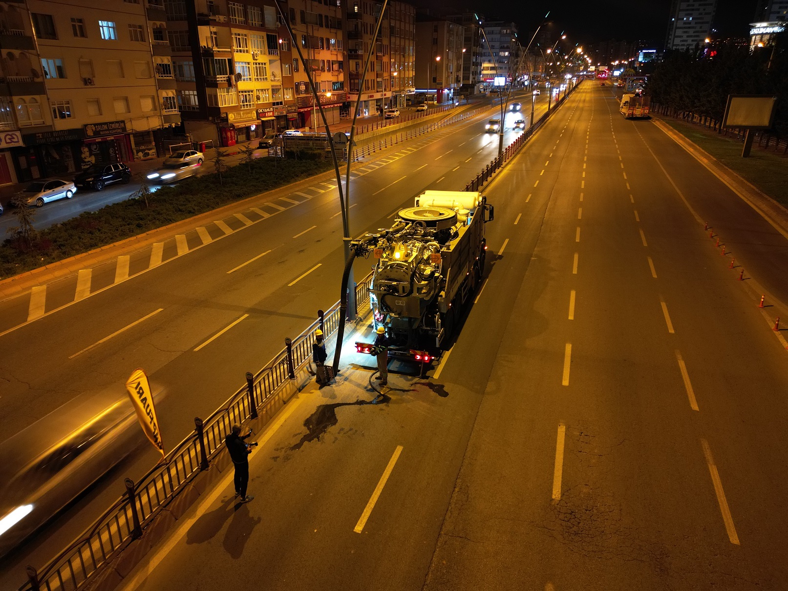 KASKİ’den Gece Mesaisi