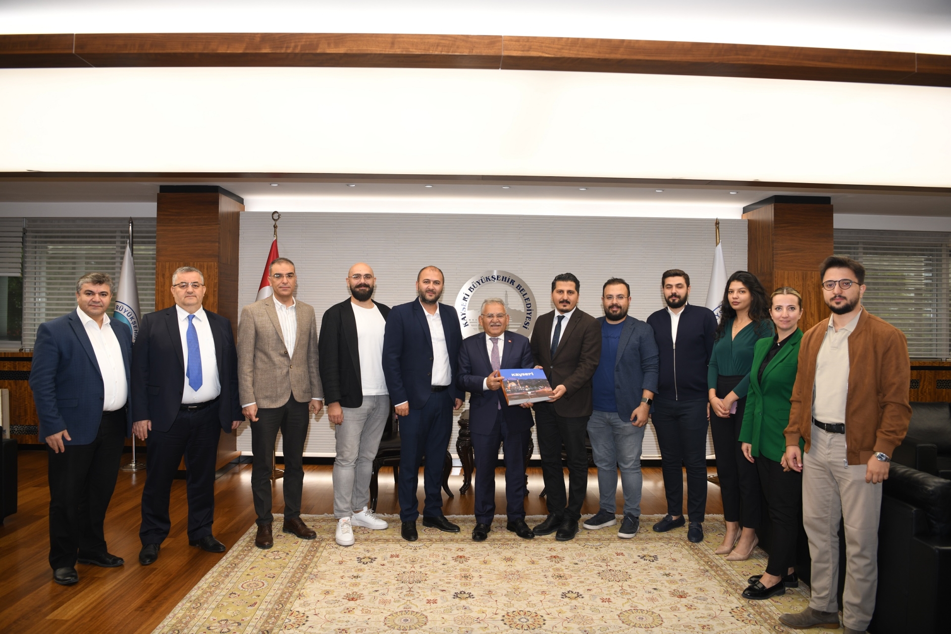 Mimarlar Odası Kayseri Şubesi’nden Başkan Büyükkılıç’a Ziyaret