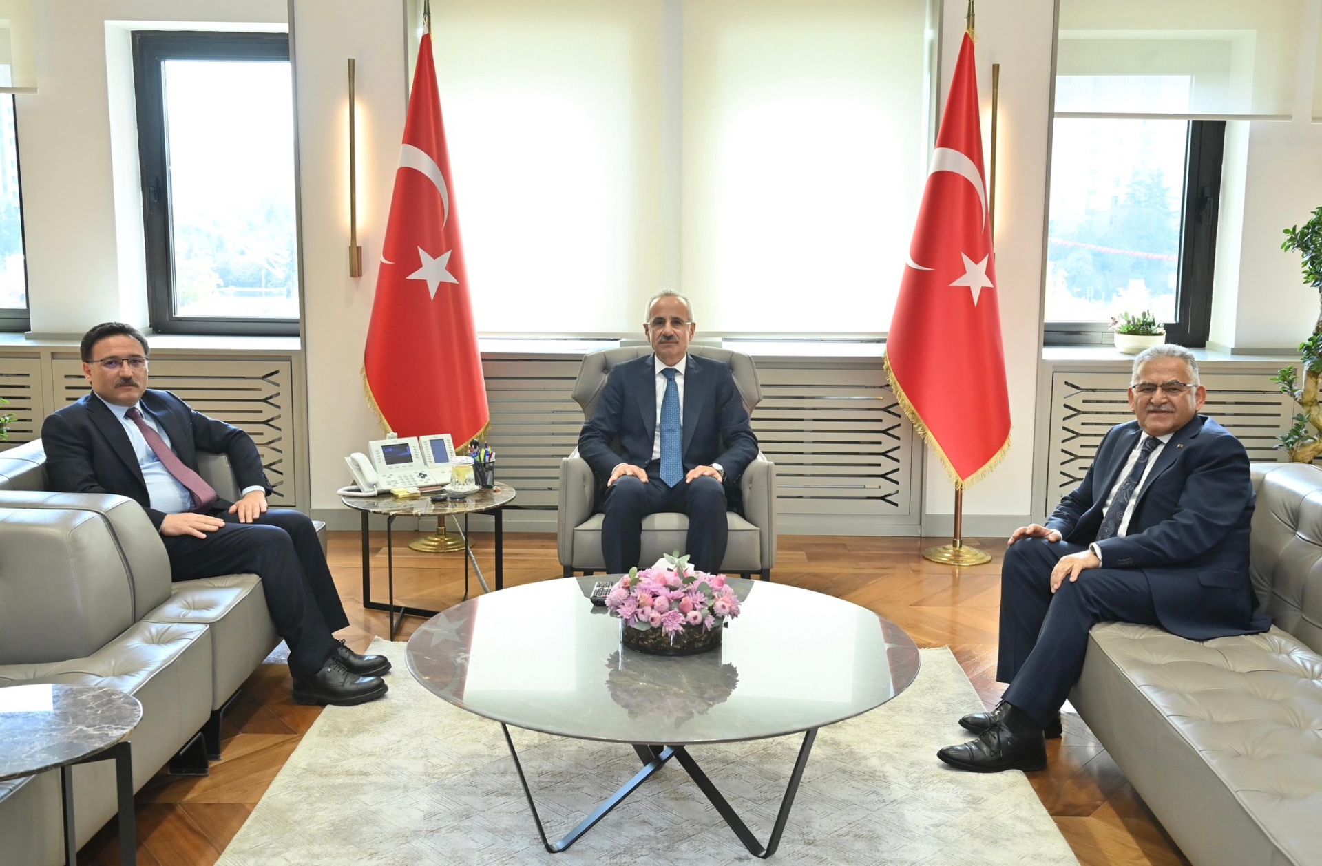 Vali Çiçek ve Başkan Büyükkılıç’tan Bakan Uraloğlu’na Ziyaret