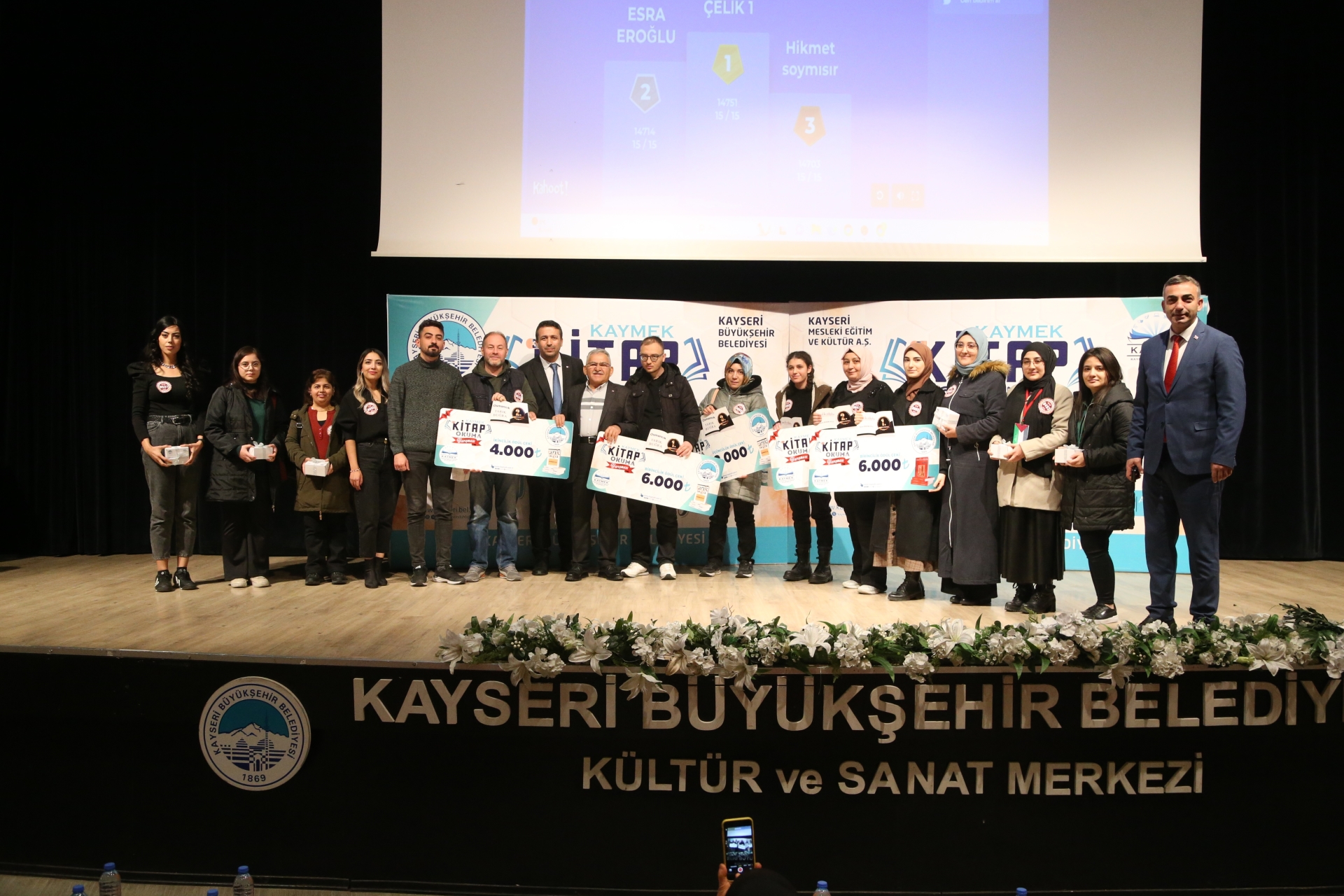 Başkan Büyükkılıç, KAYMEK’in 3'üncü Kitap Okuma Yarışması Ödül Töreni’ne Katıldı