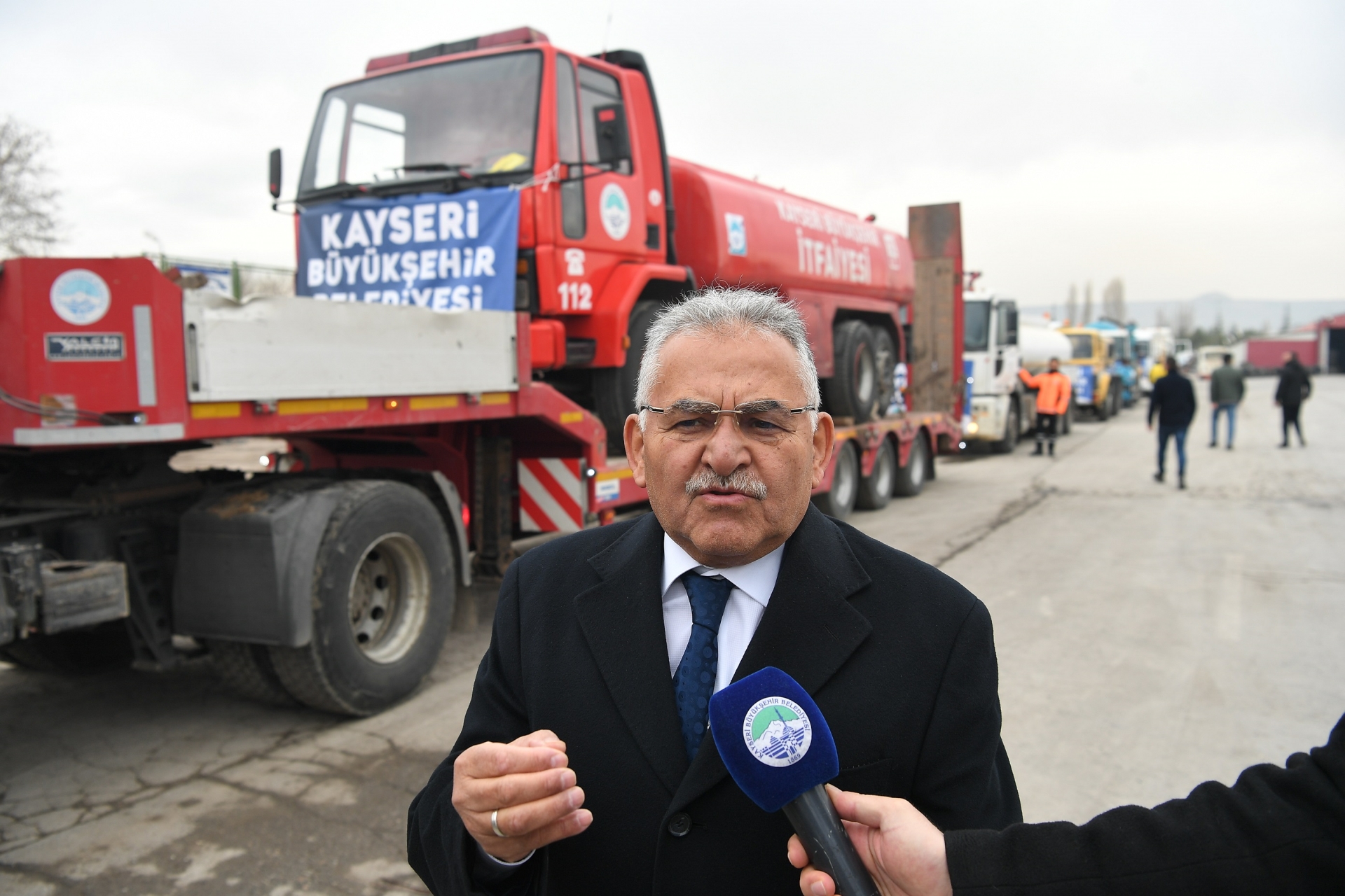 Başkan Büyükkılıç, Sel Bölgesine Destek İçin 11 Aracı Daha Uğurladı