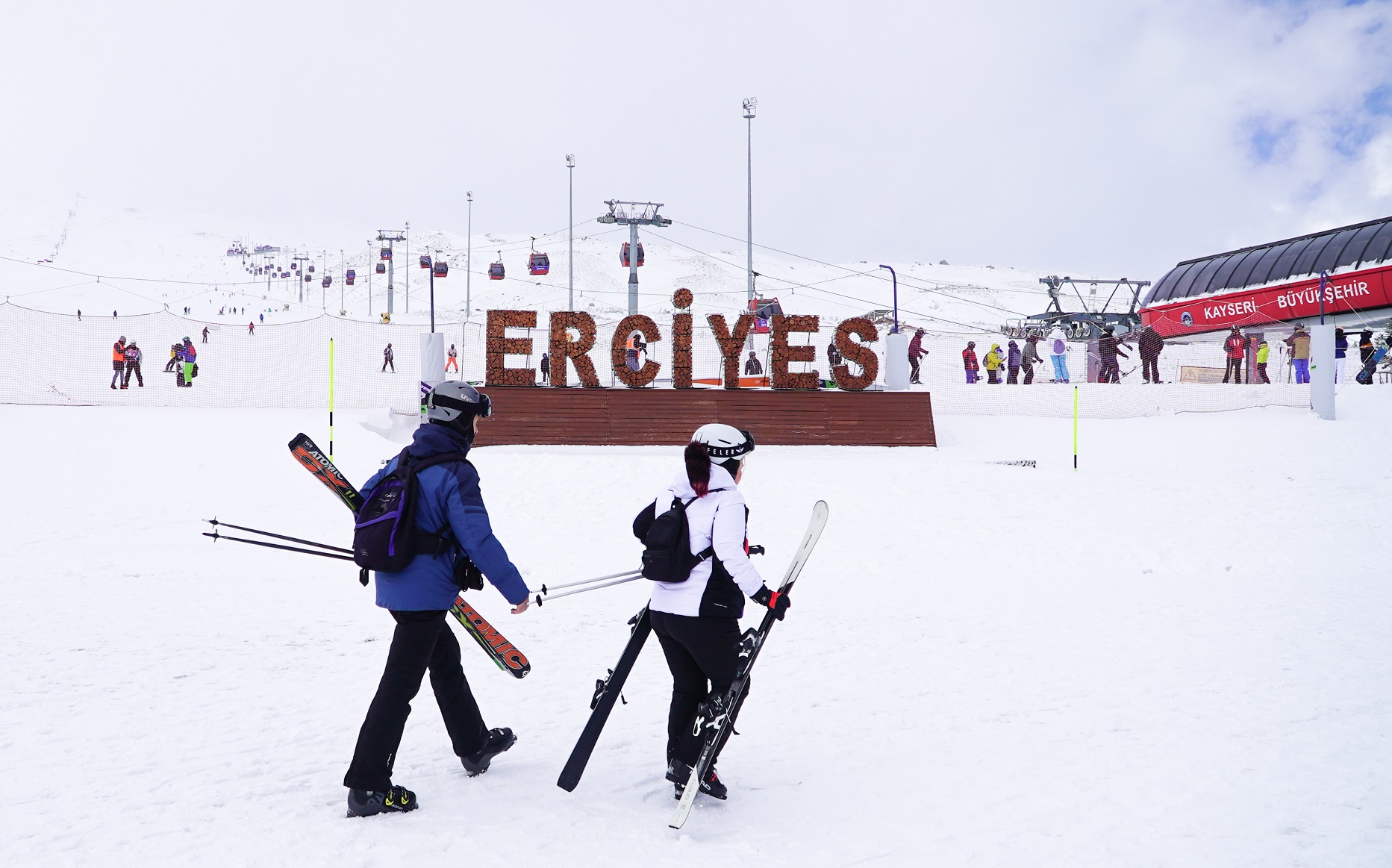 Dünya Markası Erciyes’te Baharda Kayak Heyecanı