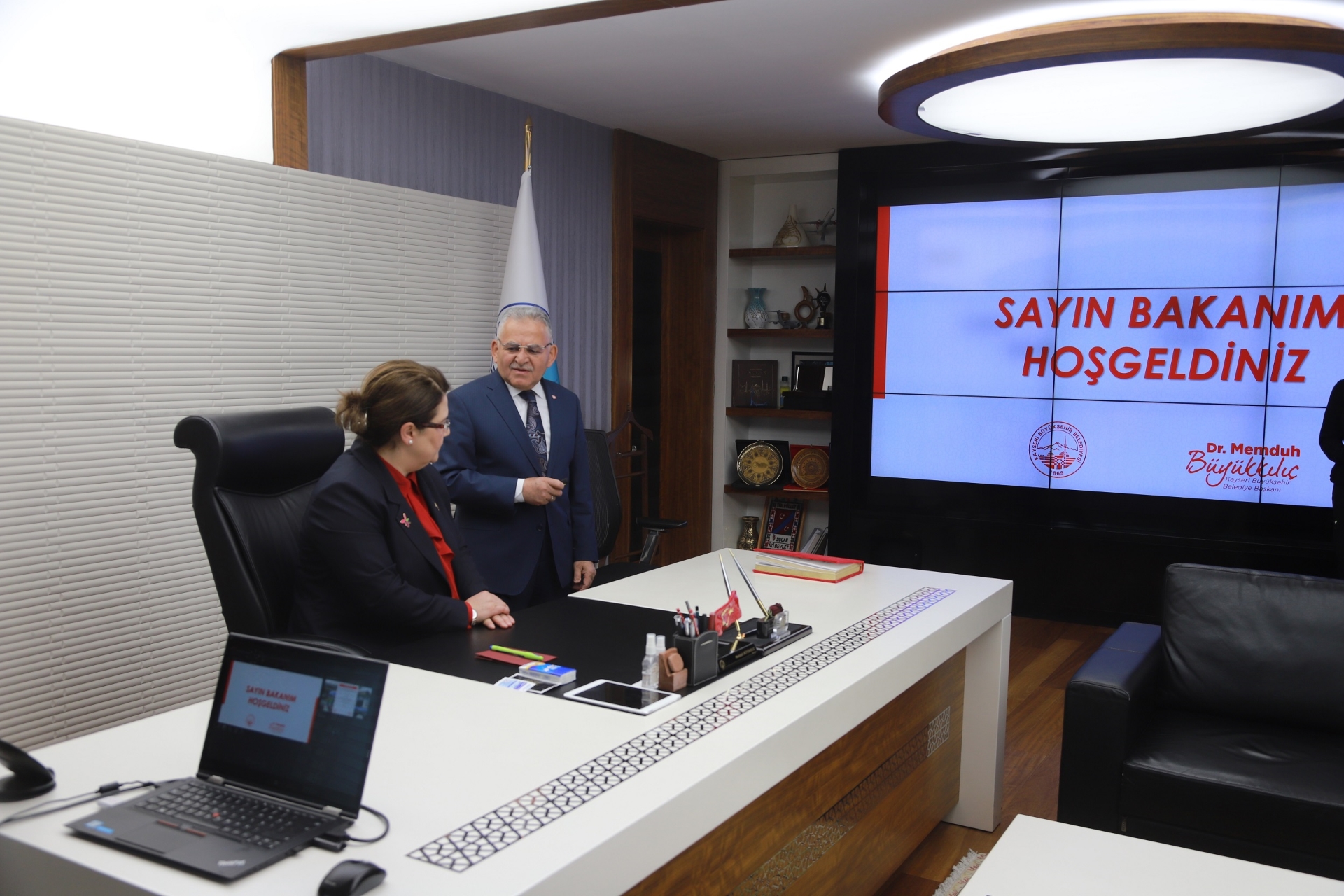 Bakan Yanık’tan Başkan Büyükkılıç’a Ziyaret