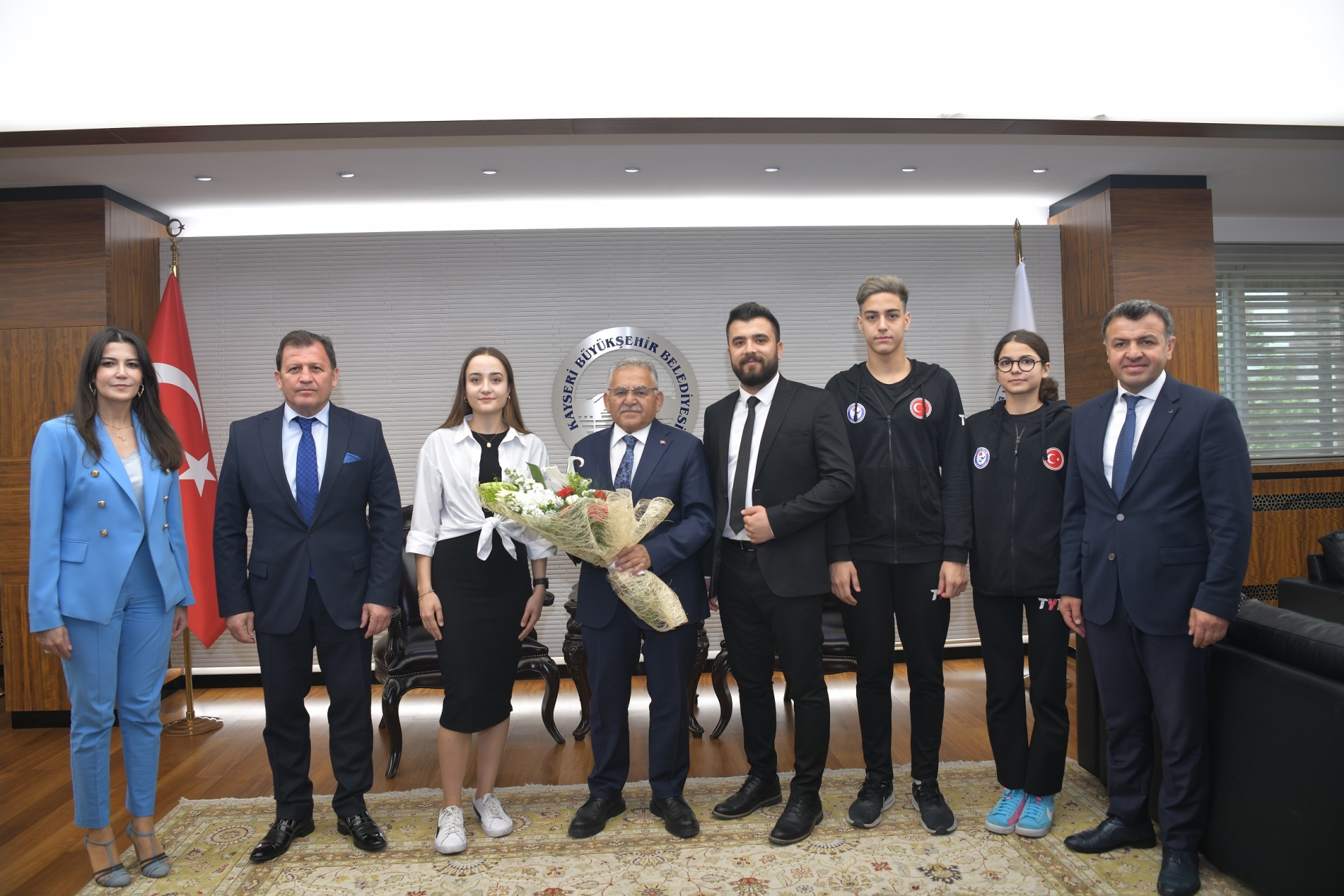 Başkan Büyükkılıç, Genç Milli Sporcuları Ağırladı