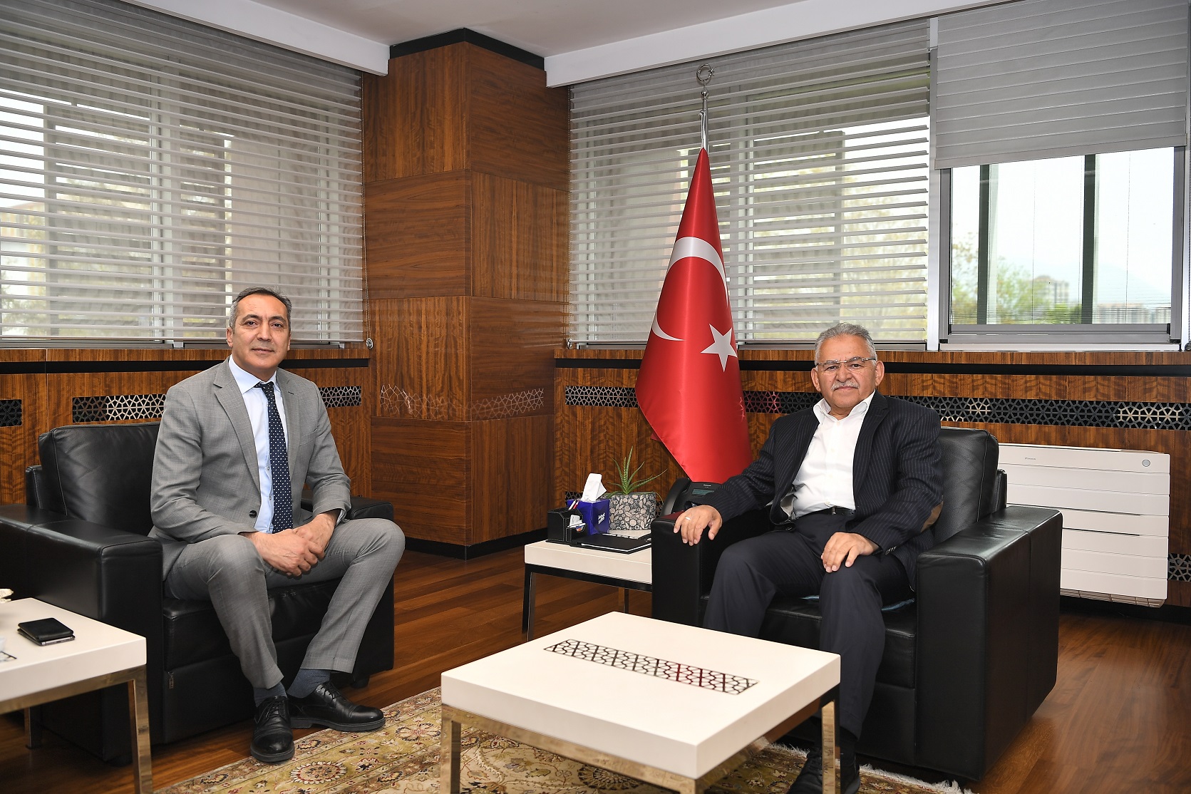 Başkan Büyükkılıç’a Kamu Kurum Yöneticilerinden Ziyaret