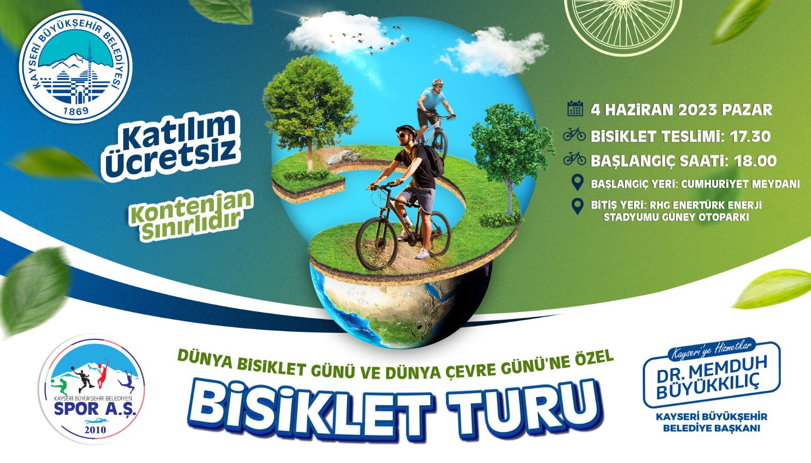 Büyükşehir’den “Özel” Bisiklet Turu
