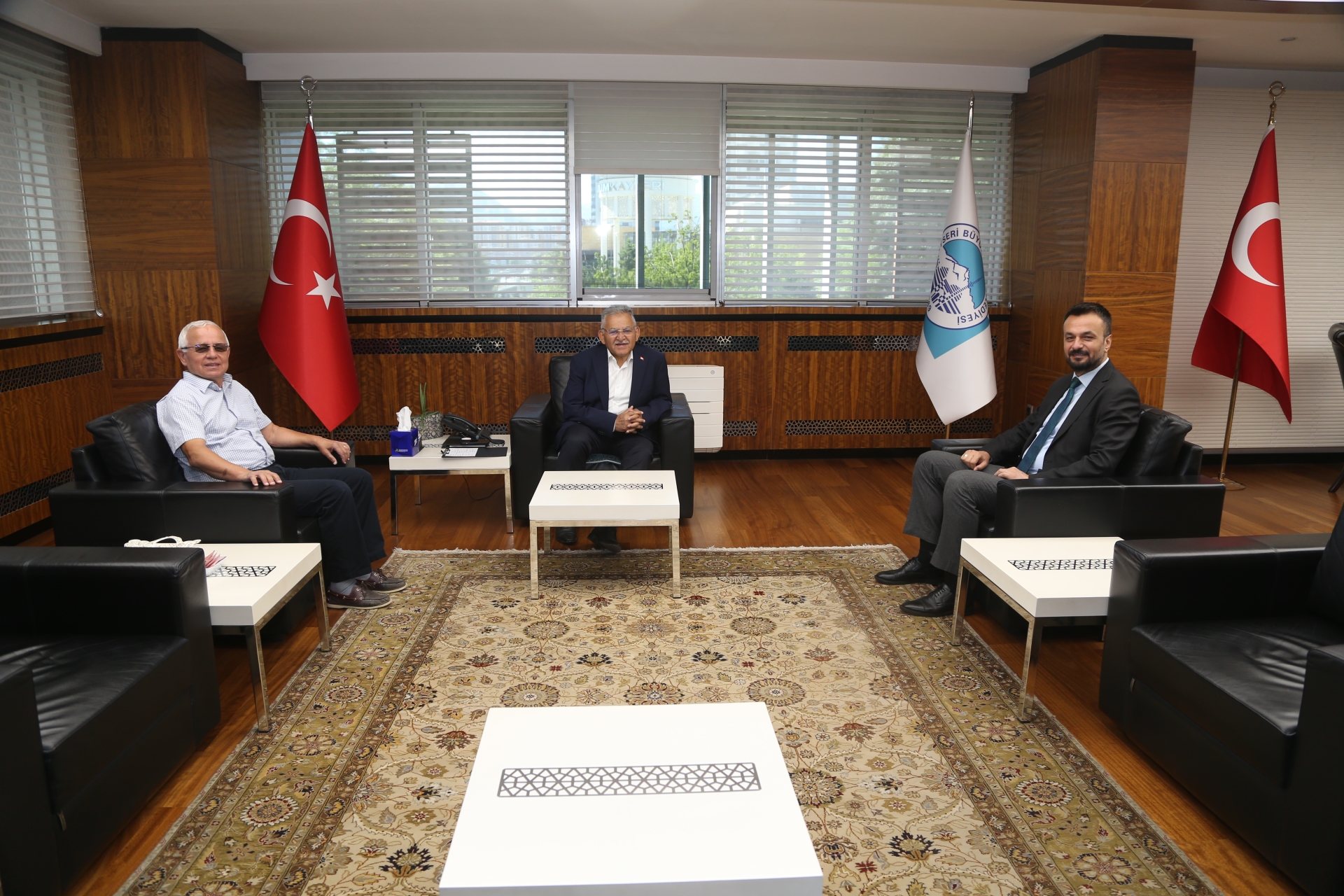 Başkan Büyükkılıç, Keykubadiye Sarayı Kazı Heyeti Başkanı Baş’ı Ağırladı