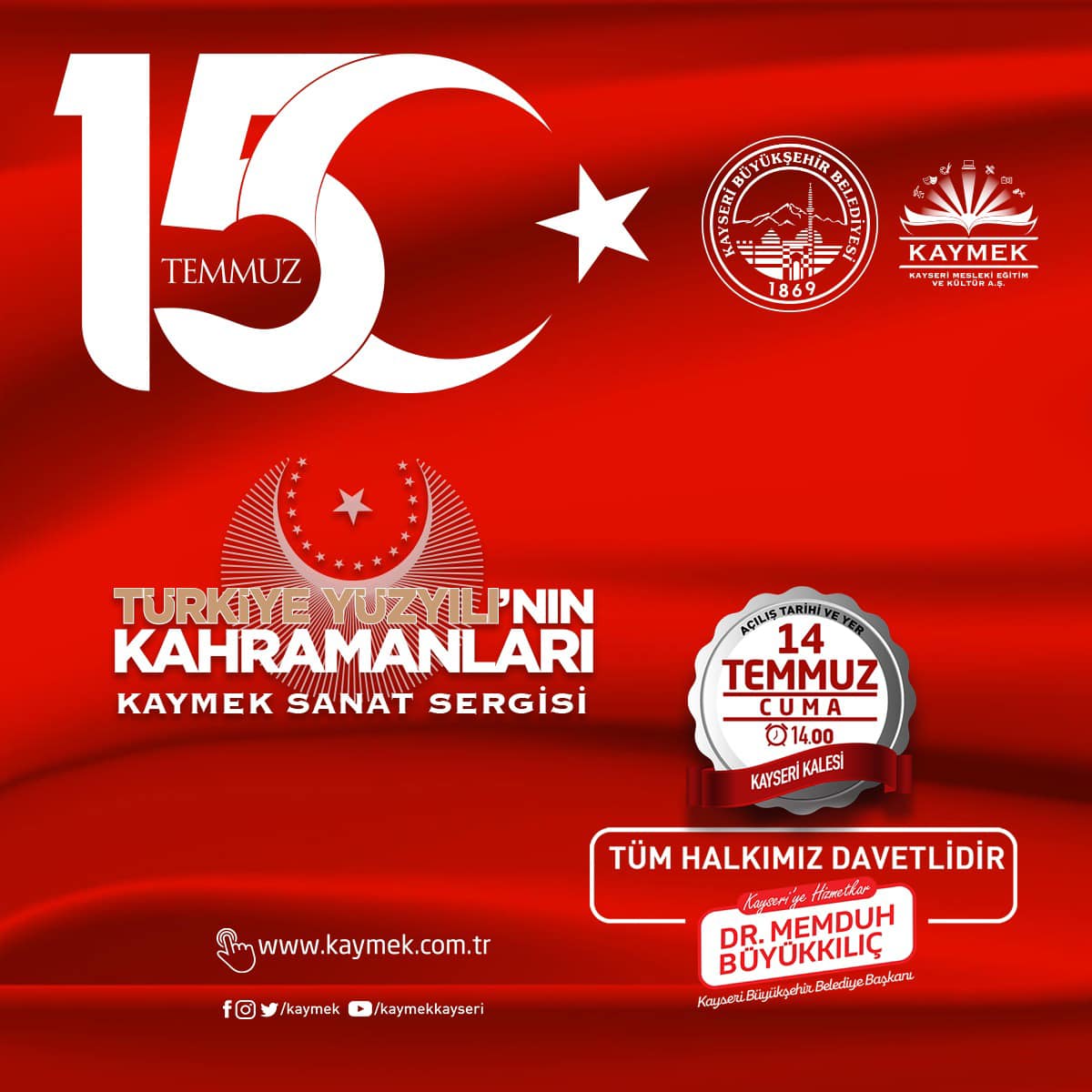 Büyükşehir’den “Türkiye Yüzyılı’nın Kahramanları” Sanat Sergisi