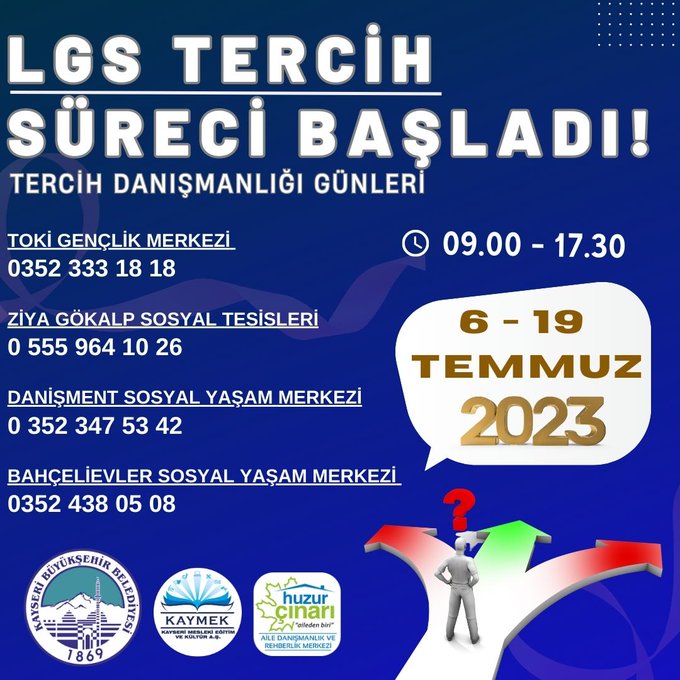Büyükşehir’den Ücretsiz LGS Tercih Danışmanlığı Hizmeti