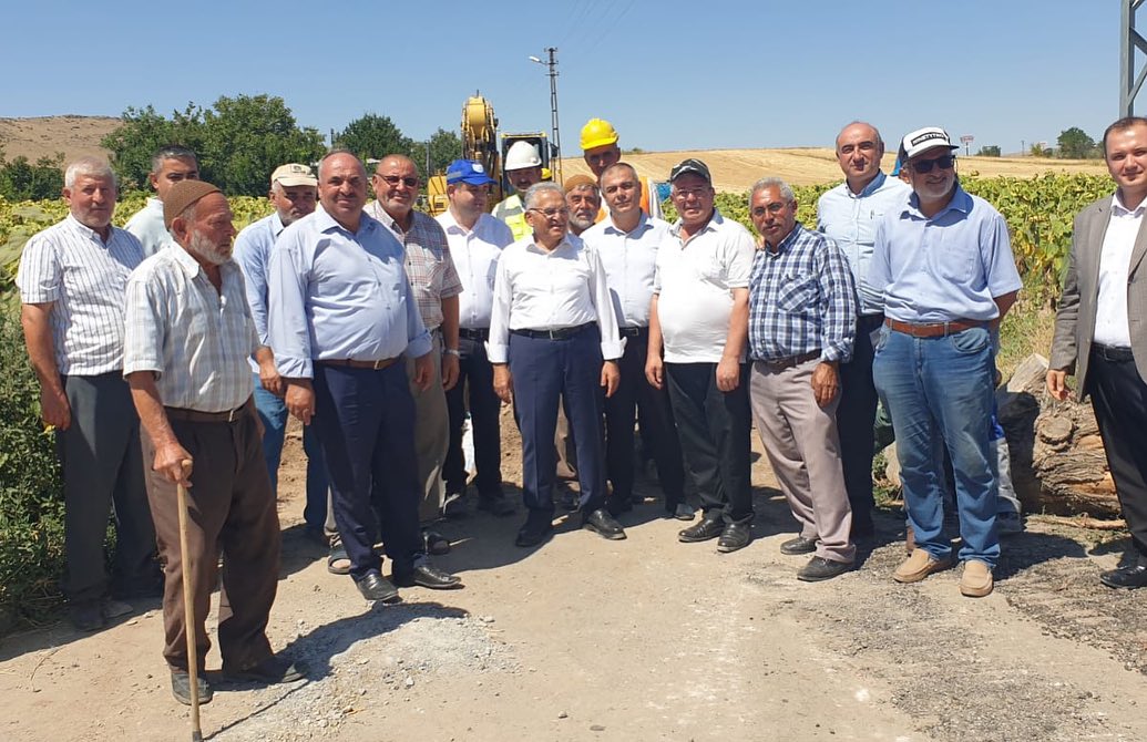 Büyükkılıç, Yemliha’da KASKİ’nin İçme Suyu Projesi’ni Yerinde İnceledi