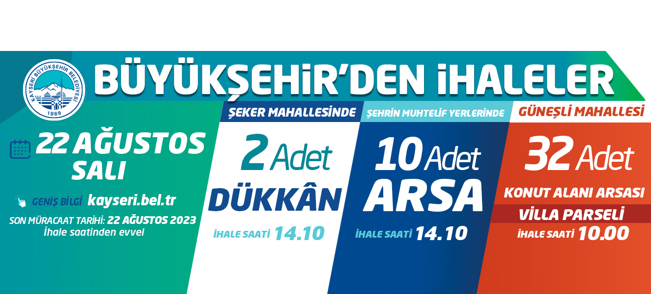 Büyükşehir’den İhaleler