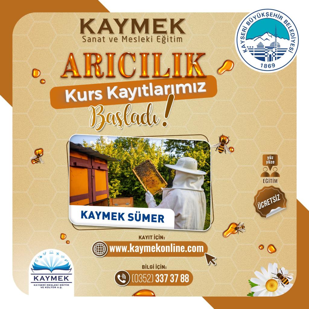 Büyükşehir KAYMEK’in Arıcılık Kursu Kayıtları Başladı