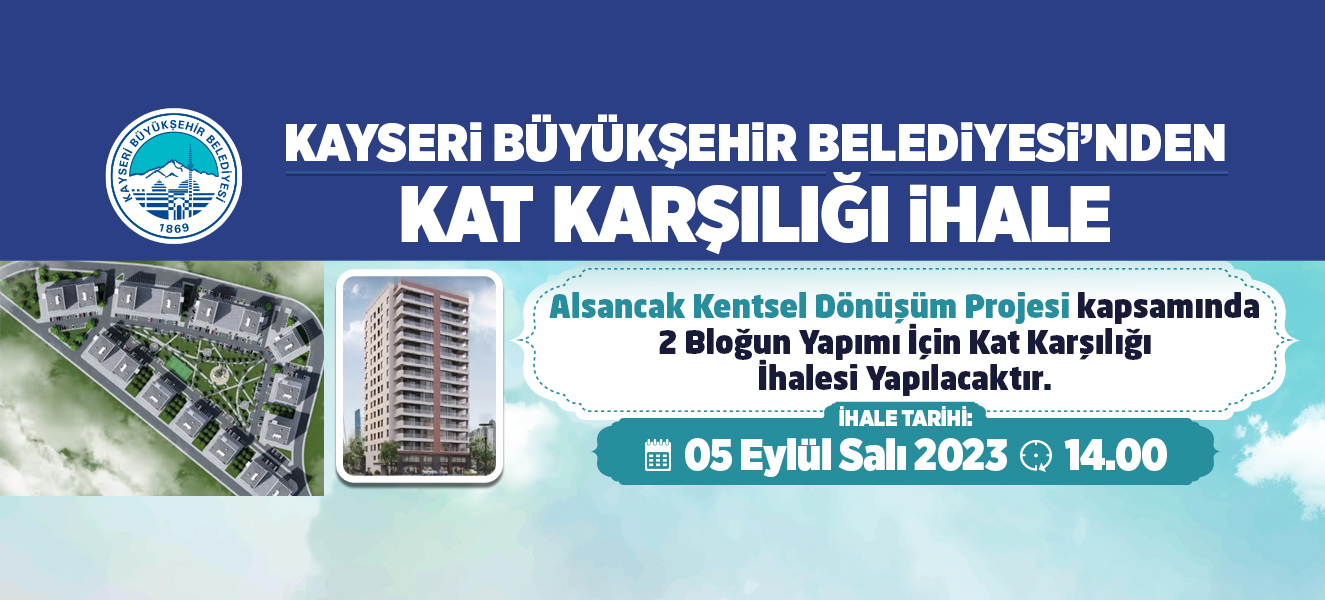 Büyükşehir’den İhale